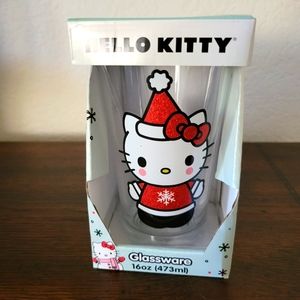 Hello Kitty Christmas Glass